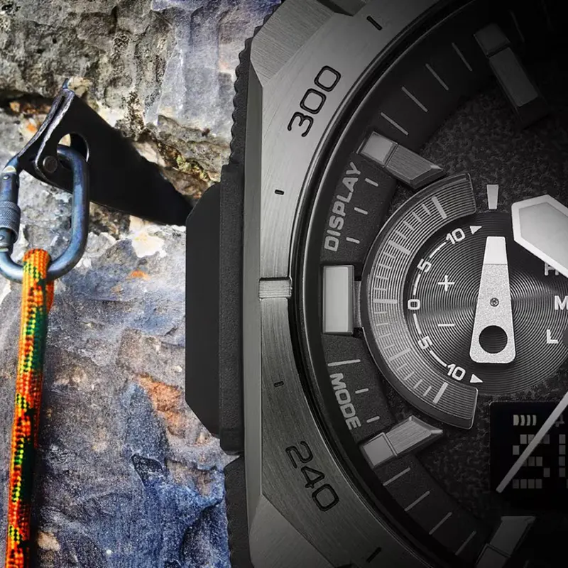 Casio Pro Trek Yosemite Black Carbon Solar Power Men's Watch- PRW-B1000-1